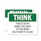 Signmission Safety Culture Sign, 10 in Width, Vinyl Decal, Rectangle OS-2PACK-TS-D-710-L-11833 - alternate 1